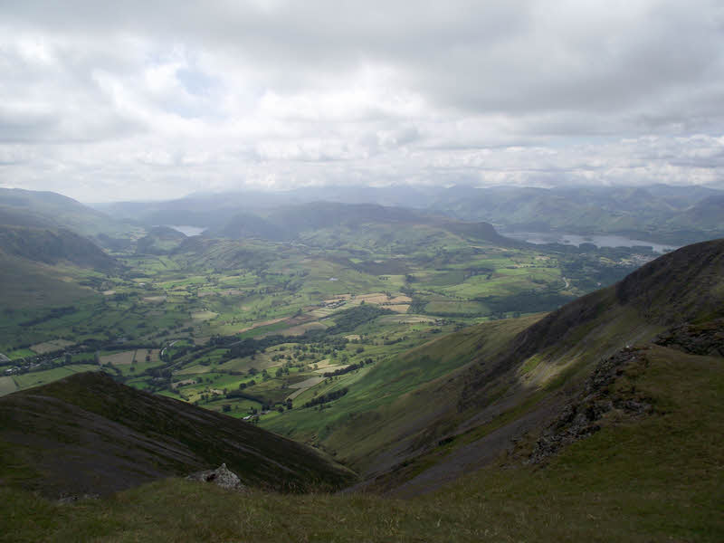 View south-west from Blencathra