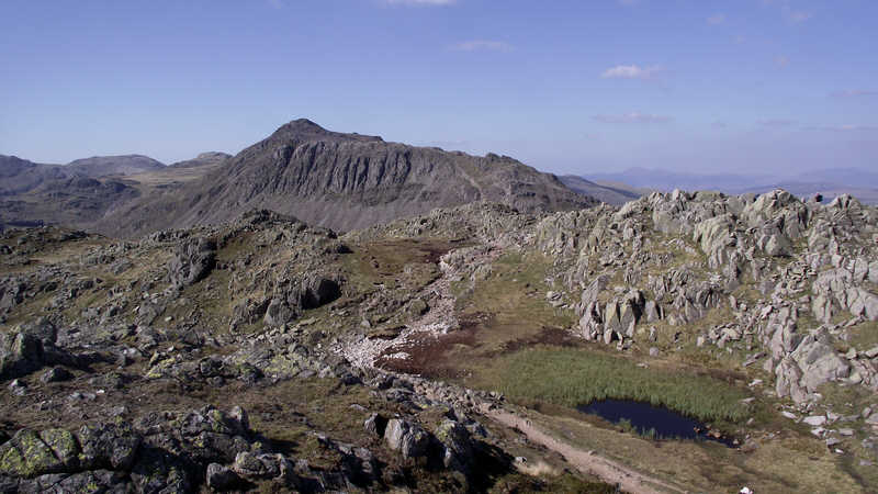 Bow Fell from Crinkle Crags 
