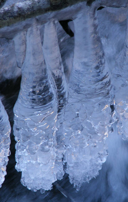 Icicle above Brimfull Beck
