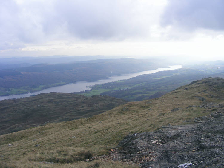 Coniston Water seen from Wetherlam