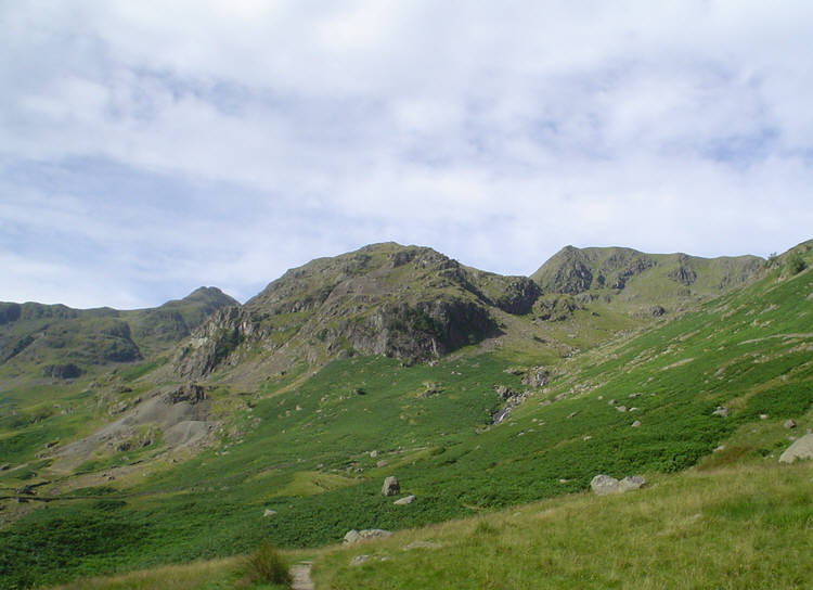 Eagle Crag at the head of Grisedale
