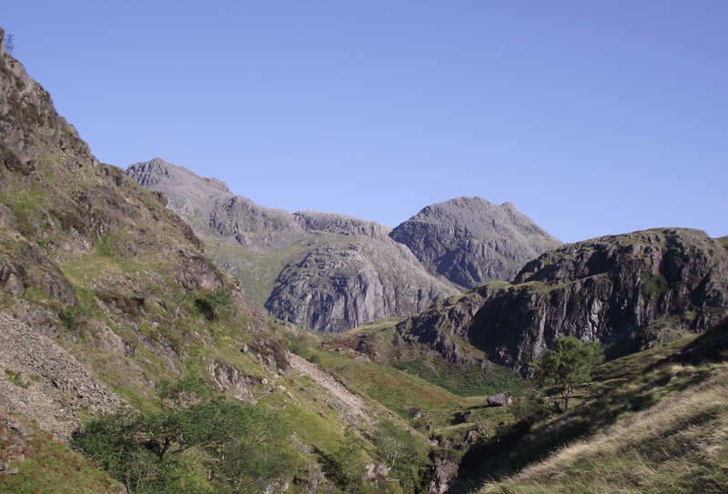 The Scafell Range from the upper Esk 