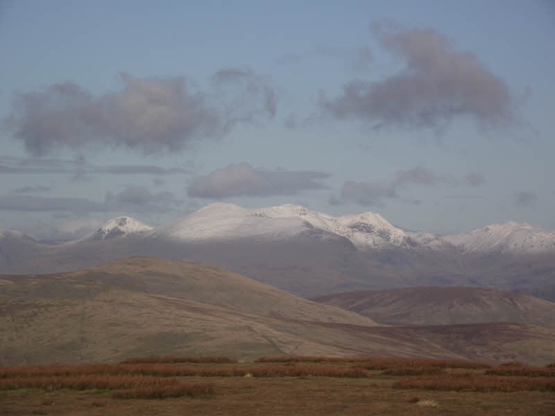 Scafell from Black Combe 
