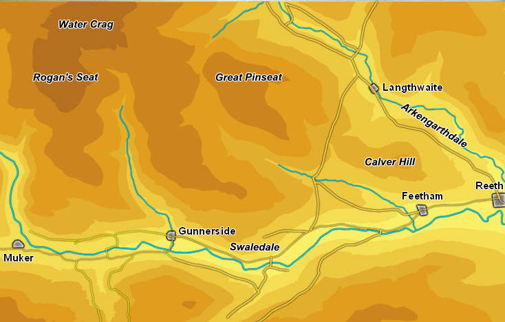 Swaledale - Muker to Reeth 
