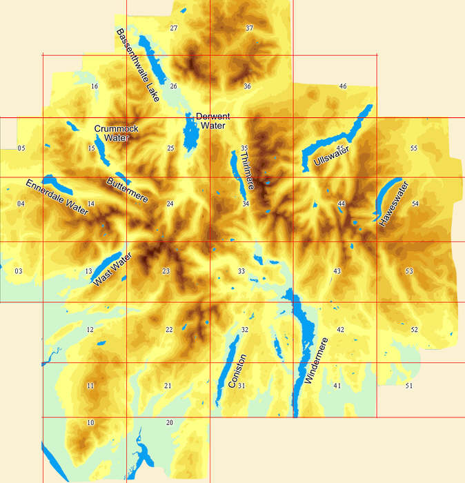 Index to our maps of the Lake District