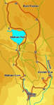 Map for walk around Malham and Gordale Scar