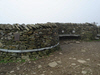 Seats at the summit of Pen-y-Ghent 