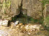 stream emerges near Ribble