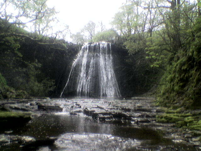 Aysgill Force from below