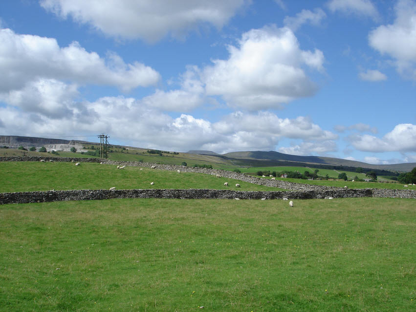 Distant view of Ingleborough