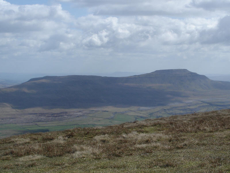 Ingleborough seen from Whernside