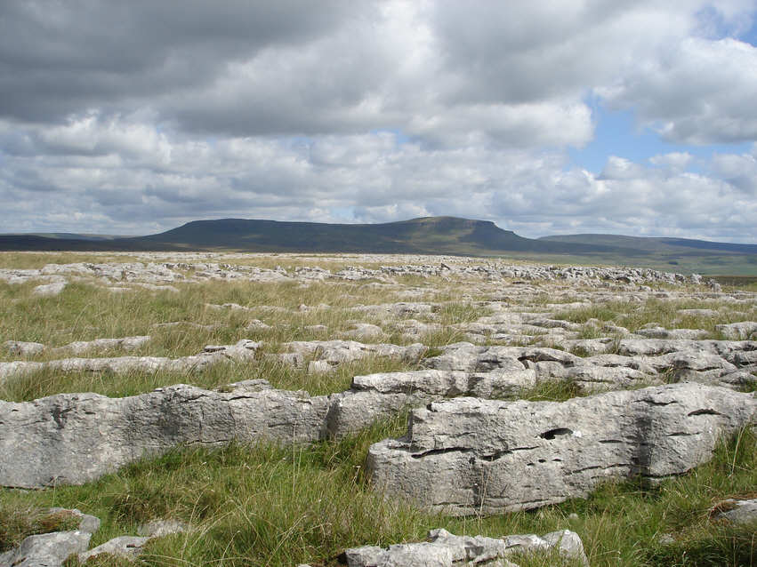 Limestone Pavement on Ingleborough