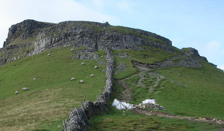 Pen-y-Ghent south face
