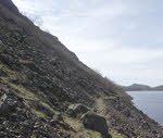 Path at the east end of Wastwater Screes  