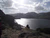 Ullswater glistening in the evening sun 