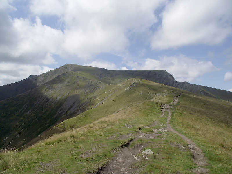 View of Blencathra from Scales Fell