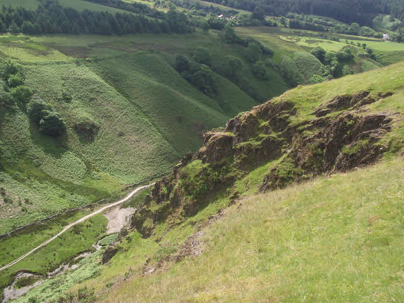Flatfell Screes from Above 