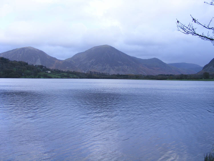 Grasmoor seen across Loweswater 