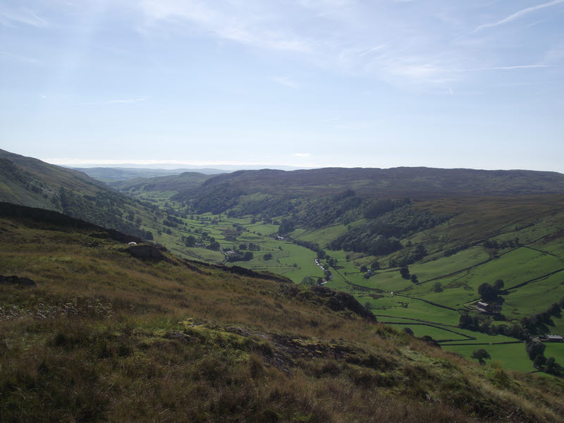 Looking down Longsleddale 
