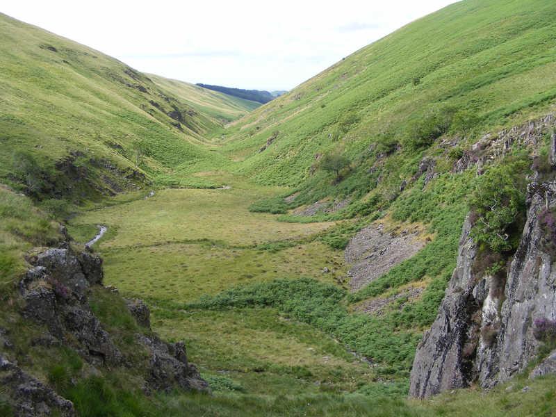 View down Miterdale