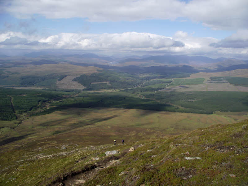 View west from Ben Wyvis
